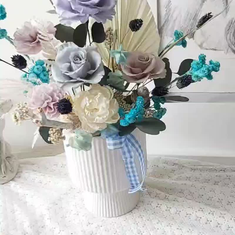 unisex a little height H40 cm preserved flower works - Dried Flowers & Bouquets - Plants & Flowers Multicolor