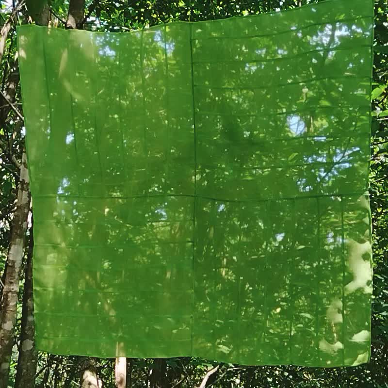 オクサのタペストリー　Leaf TypeB - 門簾/門牌 - 絲．絹 綠色