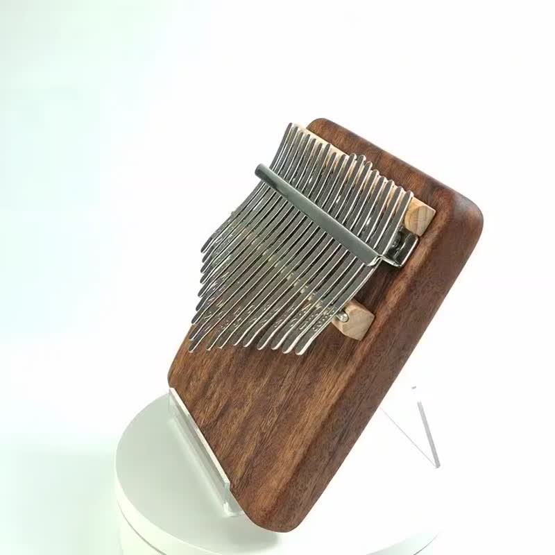 台灣牛樟拇指琴/17音拇指琴/KALIMBA - 吉他/樂器 - 木頭 咖啡色