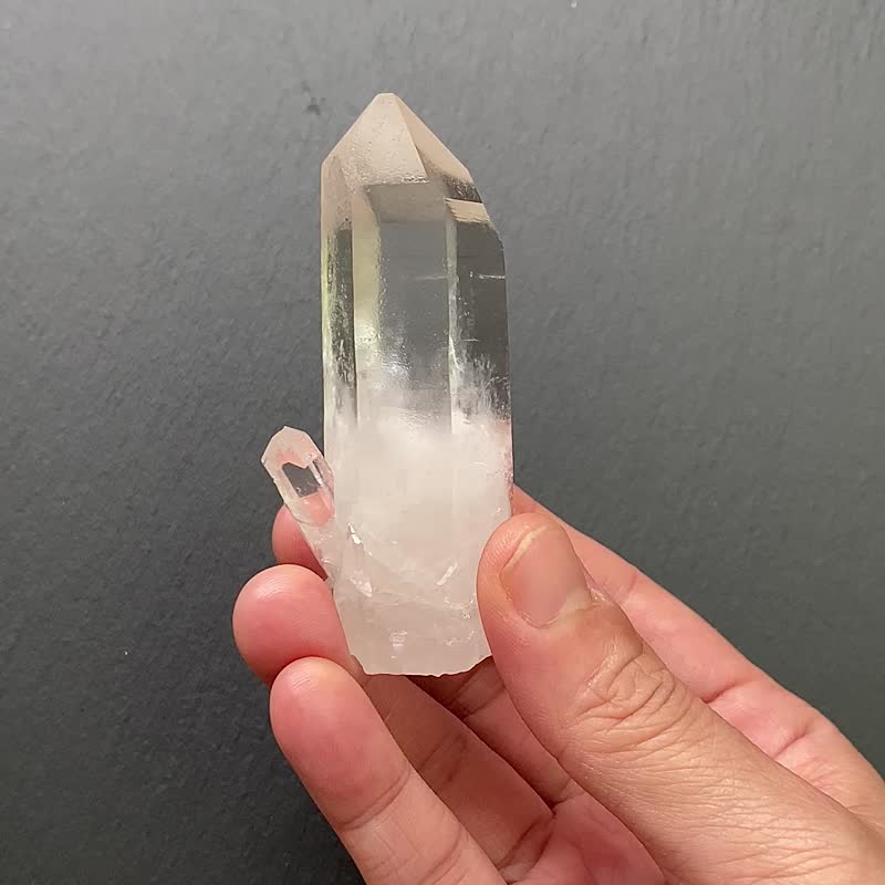 天然原礦白水晶能量晶柱 x天然水晶消磁石凈化充電消磁套組 - 擺飾/家飾品 - 水晶 多色