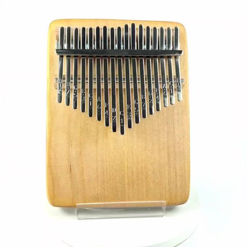 所羅門檜木拇指琴/17音拇指琴/KALIMBA - 吉他/樂器 - 木頭 金色