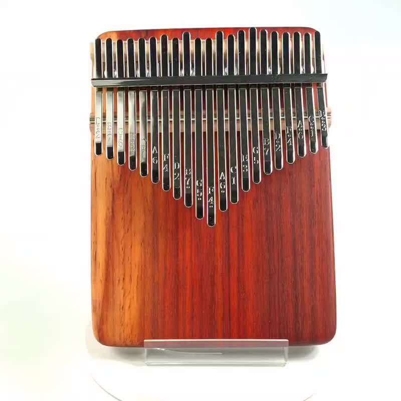非洲紫檀拇指琴/21音拇指琴/KALIMBA - 吉他/樂器 - 木頭 紅色