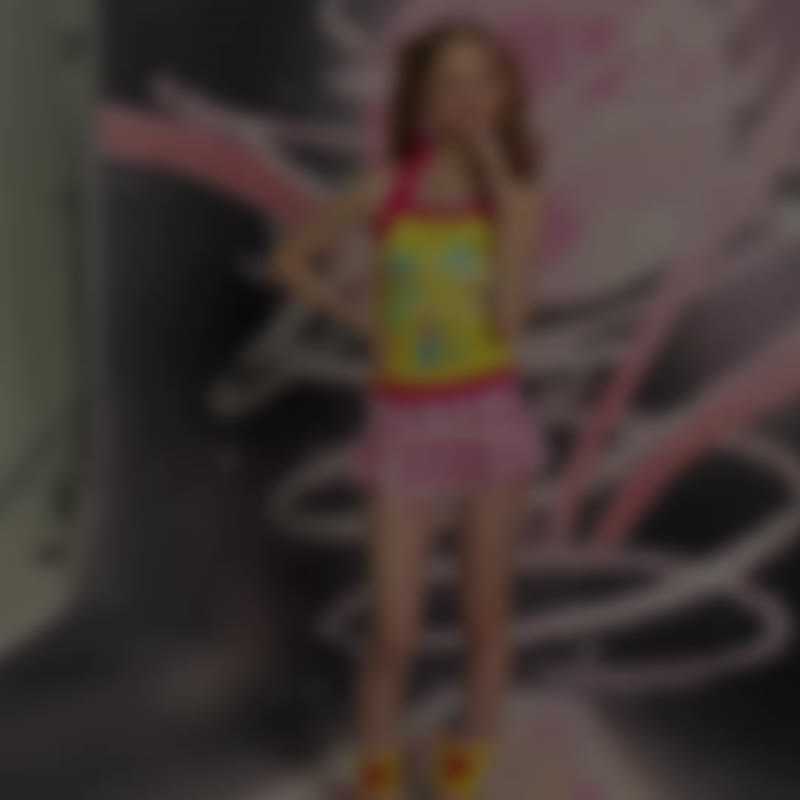 Monsssstar 原創設計師品牌夏日變身魔法少女風印花純棉短袖 - 背心/無袖上衣 - 聚酯纖維 黃色