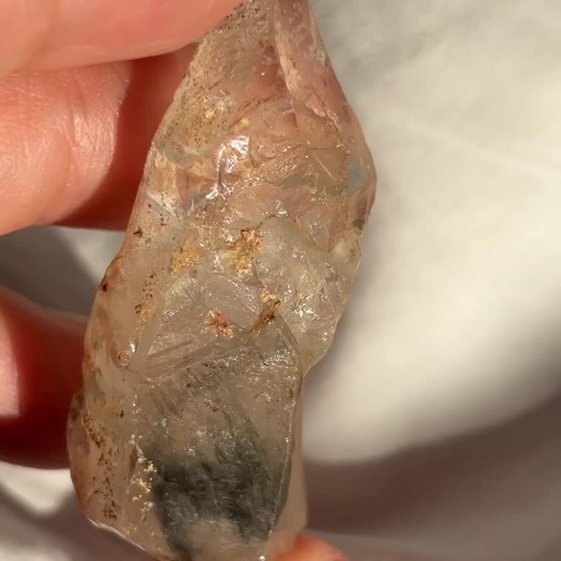 天然水晶 水晶簇 深藍兔毛 水晶原礦 天然原石 水晶 crystal 擺設 - 擺飾/家飾品 - 水晶 藍色