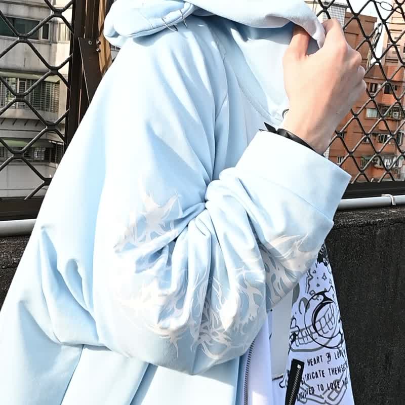 Eita collab tenshi kawaii punk Sabbatic ram ear tag hooded