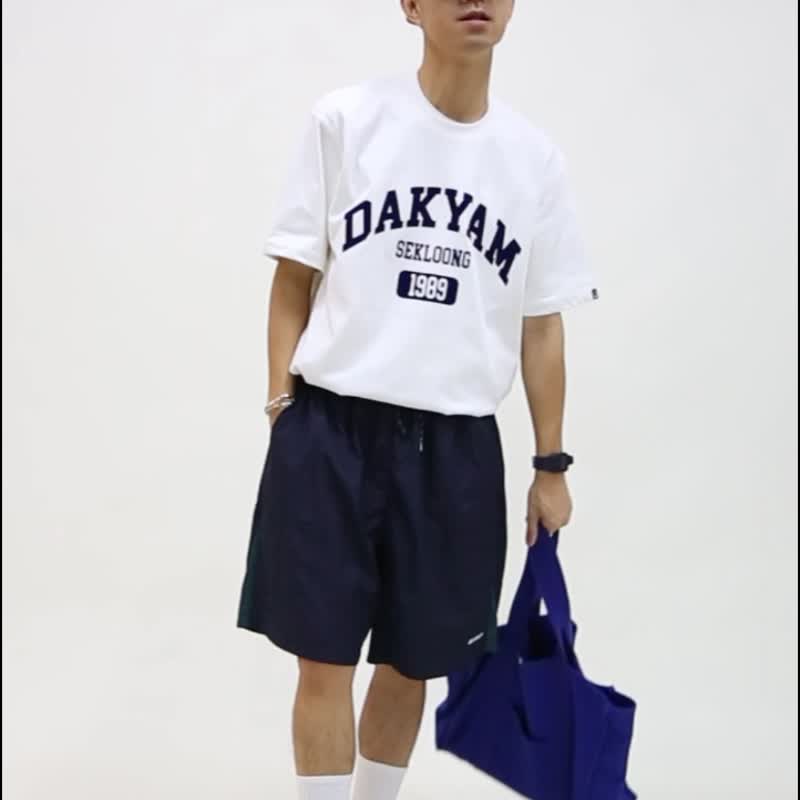 DAKYAM 2024 summer new wrinkle color matching thin shorts outdoor sports quick-drying casual pants - Men's Shorts - Other Materials 