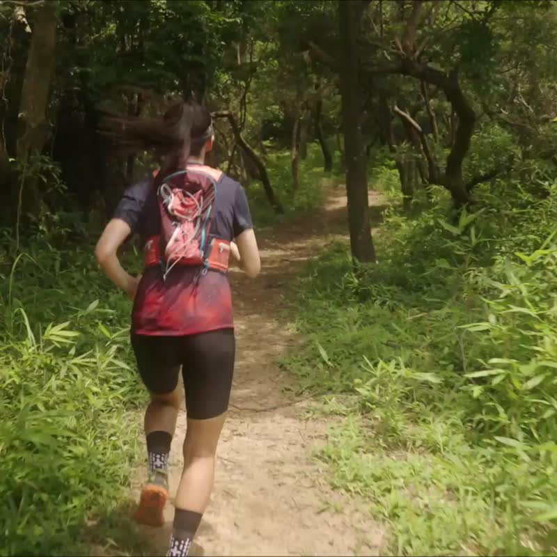 Balance Socks・Trail Socks∣0-100 km Run with Ur Heart!∣Static-Dynamic exercises - Socks - Cotton & Hemp Black