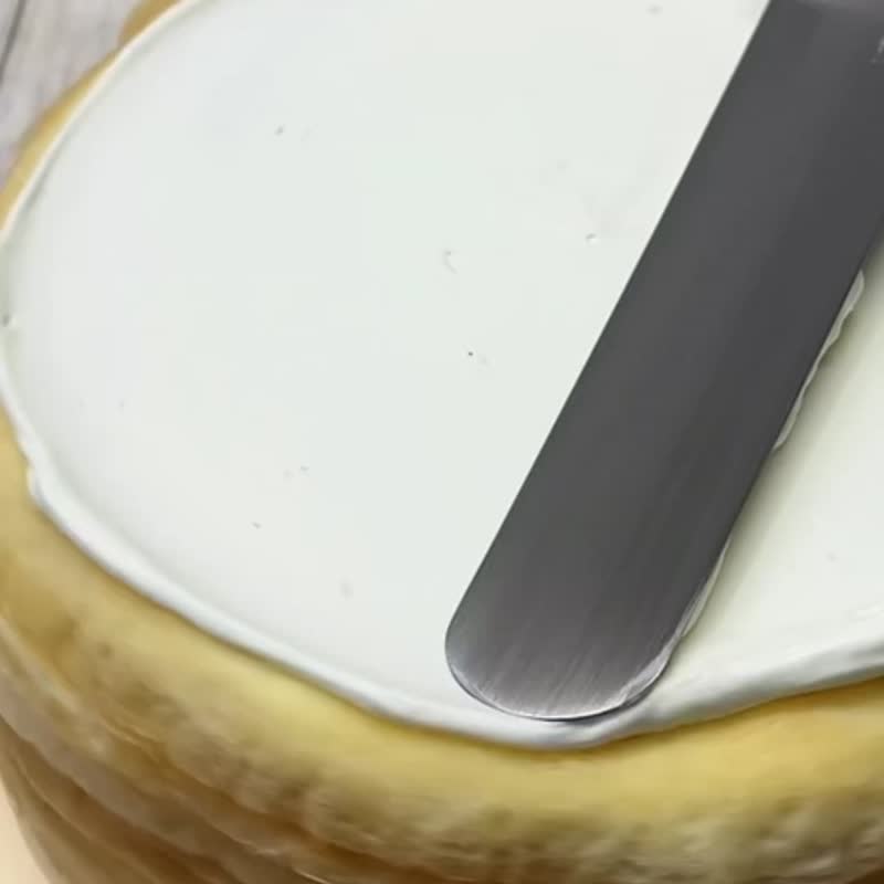 香草卡士達千層蛋糕7吋(可宅配/母親節蛋糕/生日蛋糕/蛋奶素) - 蛋糕/甜點 - 其他材質 