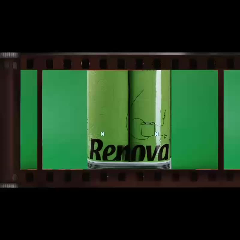 Renova滾筒木質檀香氛卷紙綠色純色六入敏感肌膚母嬰可用 - 乾燥花/永生花 - 紙 多色