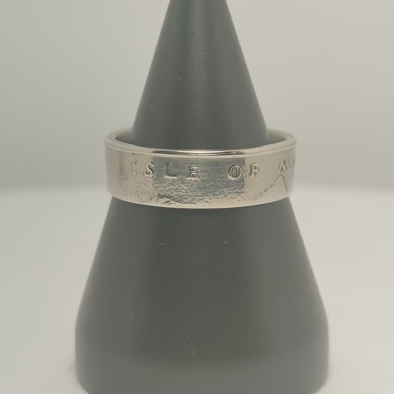 Isle Of Man Ring Women, Isle Of Man Coin Ring, Ring Women Isle Of Man, Coin Ring - 戒指 - 其他金屬 