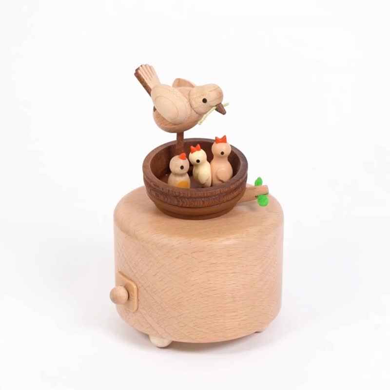 【溫暖小巢】律動音樂盒 可愛動物 禮物 | Wooderful life - 擺飾/家飾品 - 木頭 多色