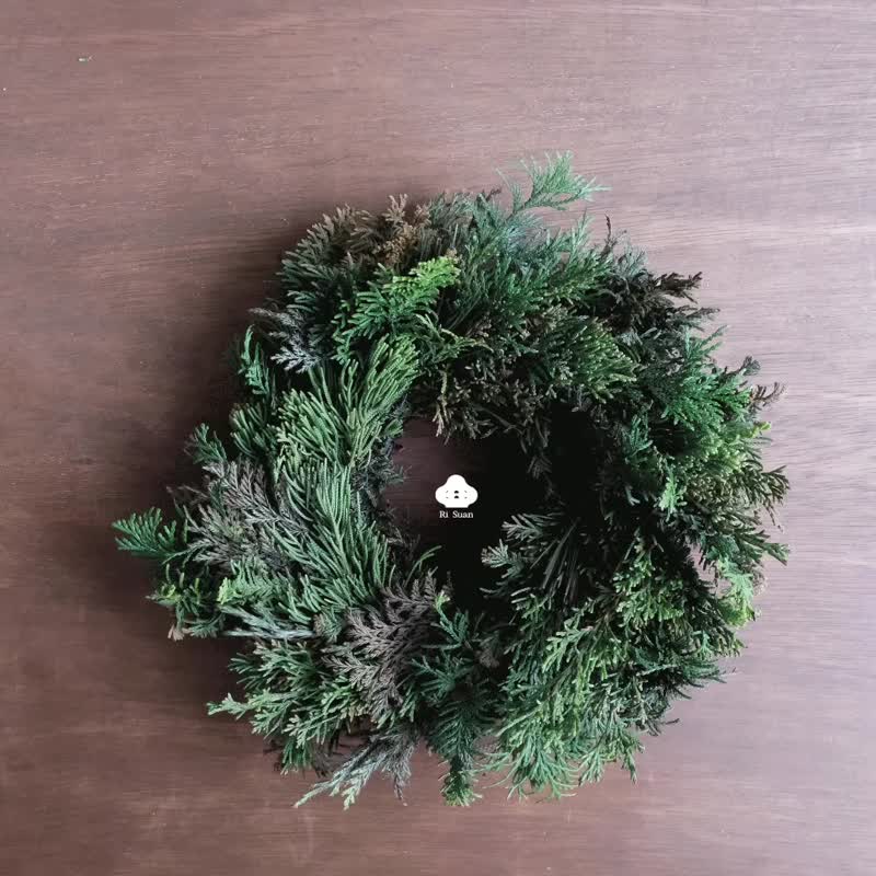 聖誕花圈x手作仿真餅乾 - 植栽/花藝 - 植物．花 