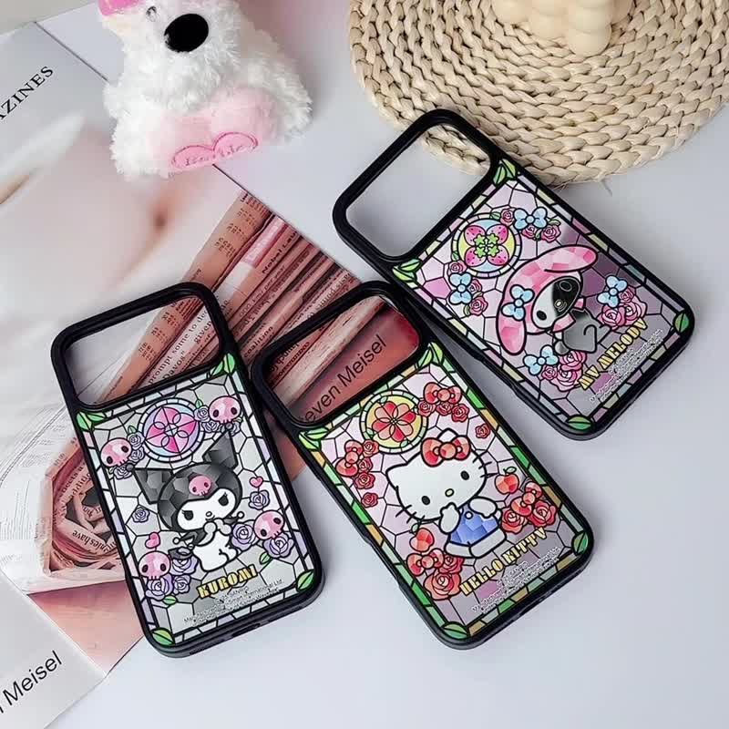三麗鷗 Hello Kitty iPhone17 Pro Max/17 Pro/16 磁吸鏡面手機殼 - 手機殼/手機套 - 塑膠 多色