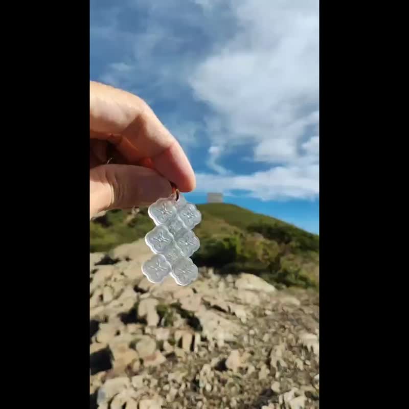 海棠花鑰匙圈 | 台灣窗花的美好MIT - 鑰匙圈/鑰匙包 - 其他材質 