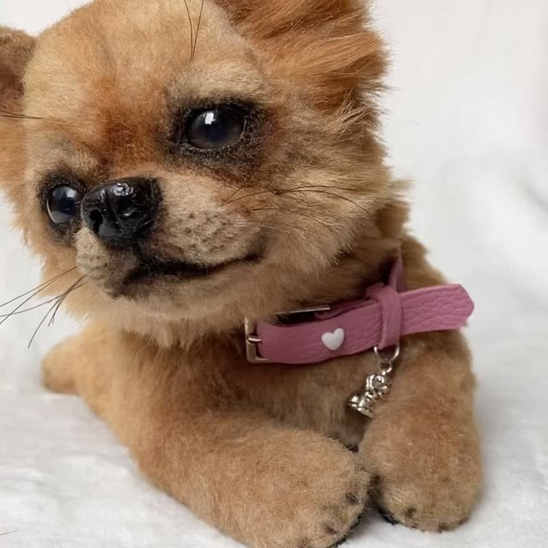 Chihuahua Realistic Toy Cute Puppie Brown Collectible Poseable