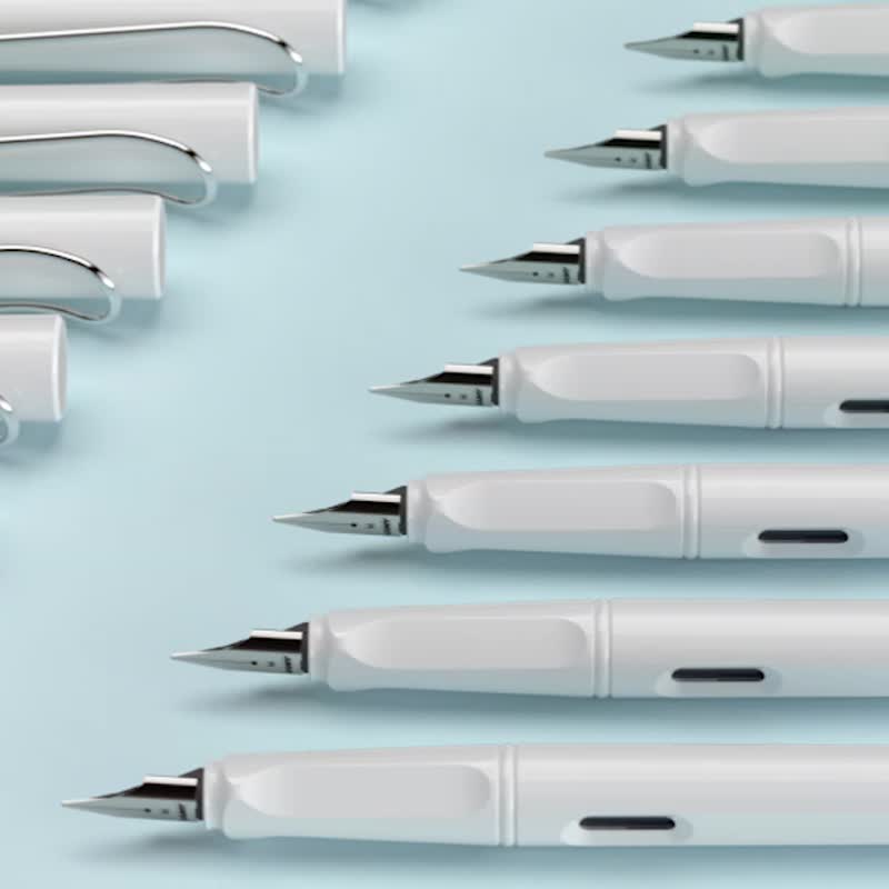 【雷雕刻字】LAMY safari 鋼筆 單入禮盒 (送二盒卡水) - 薄荷綠 - 鋼筆 - 塑膠 綠色