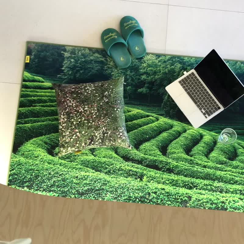 In the memory of green, landscape rug - 地墊/地毯 - 聚酯纖維 綠色