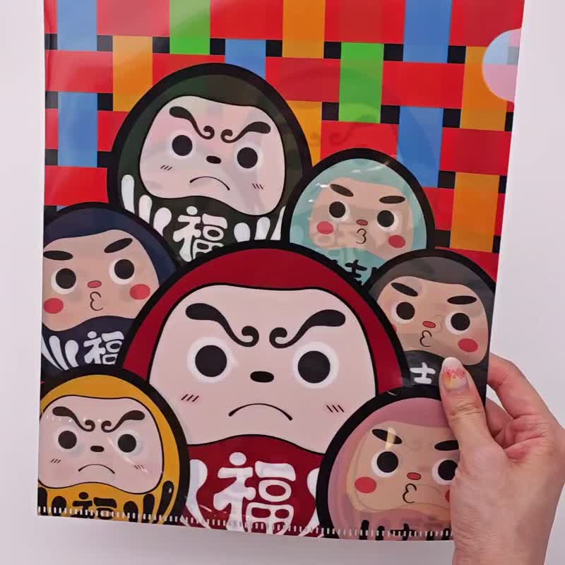 隆探吉/福神 L型A4資料夾 L夾 資料收納 - 文件夾/資料夾 - 其他材質 