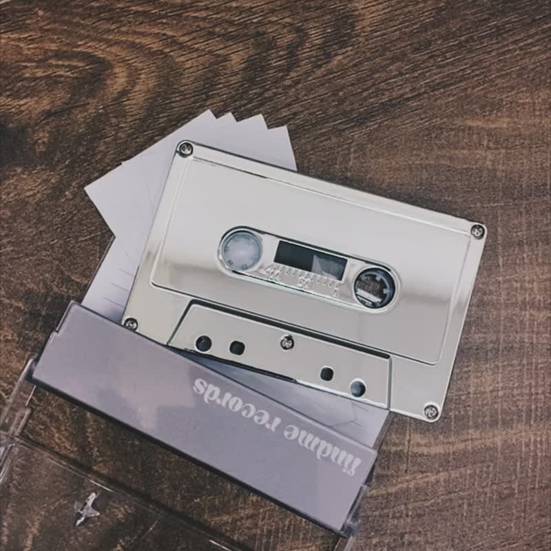 【限定款】鏡面 銀色 空白卡式帶  磁帶 錄音帶 - 其他 - 塑膠 銀色