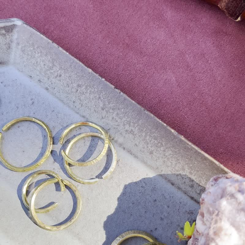 AMON  Brass Open Ring - แหวนทั่วไป - ทองแดงทองเหลือง สีทอง