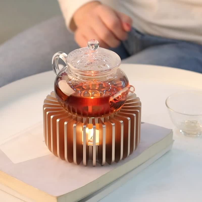 Tea Warmer Warm Tea Stove Boil Fruit Flower Tea Candle Teapot