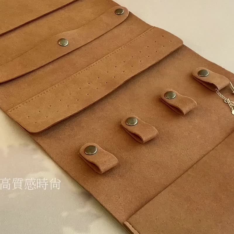 Jewelry Organizer Hanger Bag - Storage - Genuine Leather 