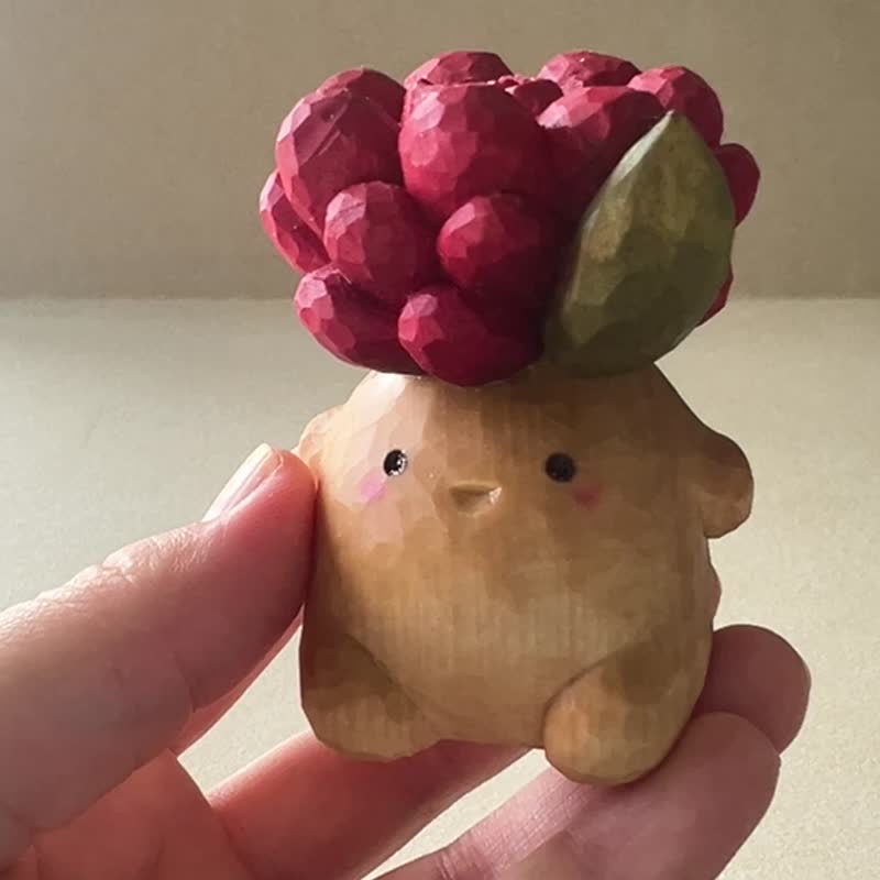 Wood carving toy Om - 其他家具 - 木頭 粉紅色