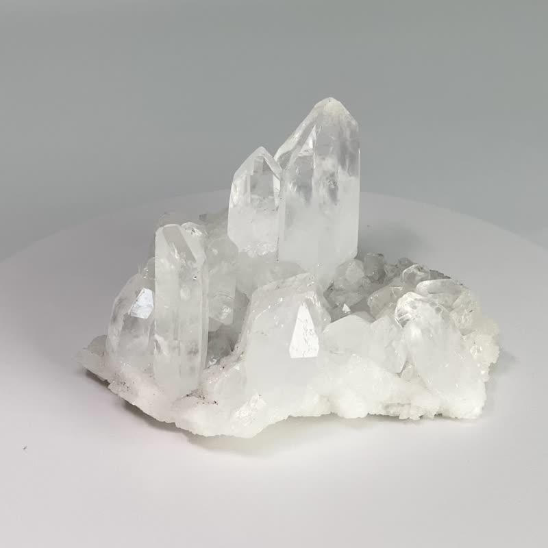 白晶簇  040477 - 擺飾/家飾品 - 水晶 白色