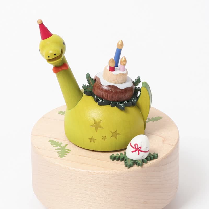 【Dinosaur Birthday Party】Mini-Music Go Round Music Box | Wooderful life