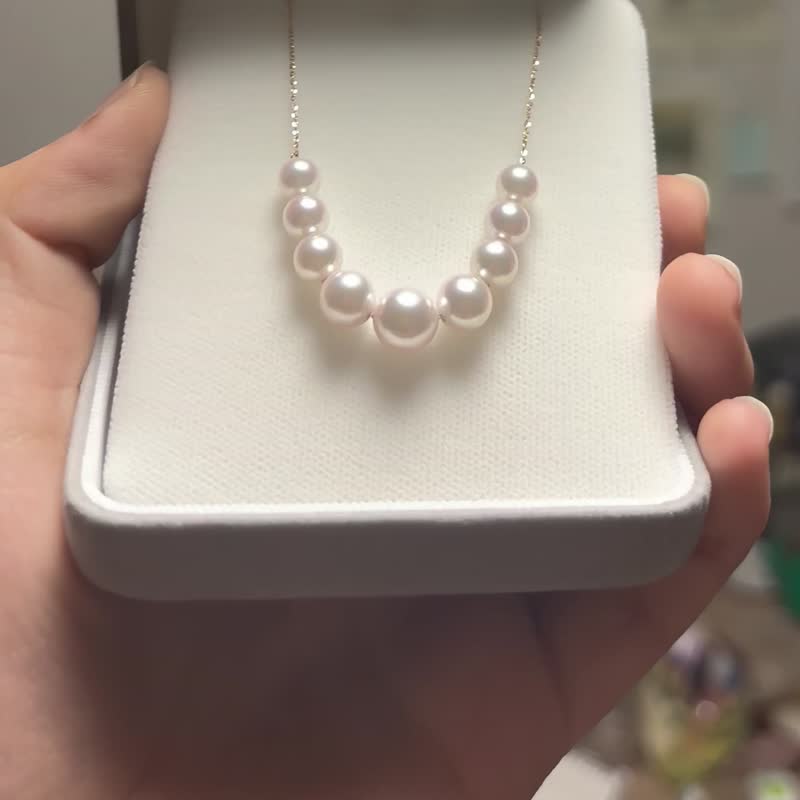 18k、Akoya海水本真珠 18-19