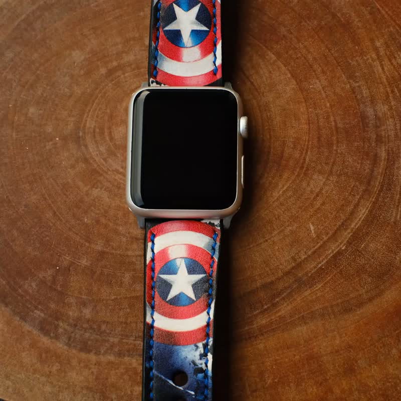 Apple Watch สายหนัง 38mm 42mm 40mm 44mm - สายนาฬิกา - หนังแท้ หลากหลายสี