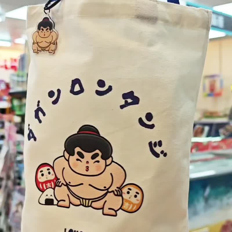 隆探吉 A4帆布包 輕巧型手提小包 - 手提包/手提袋 - 其他材質 