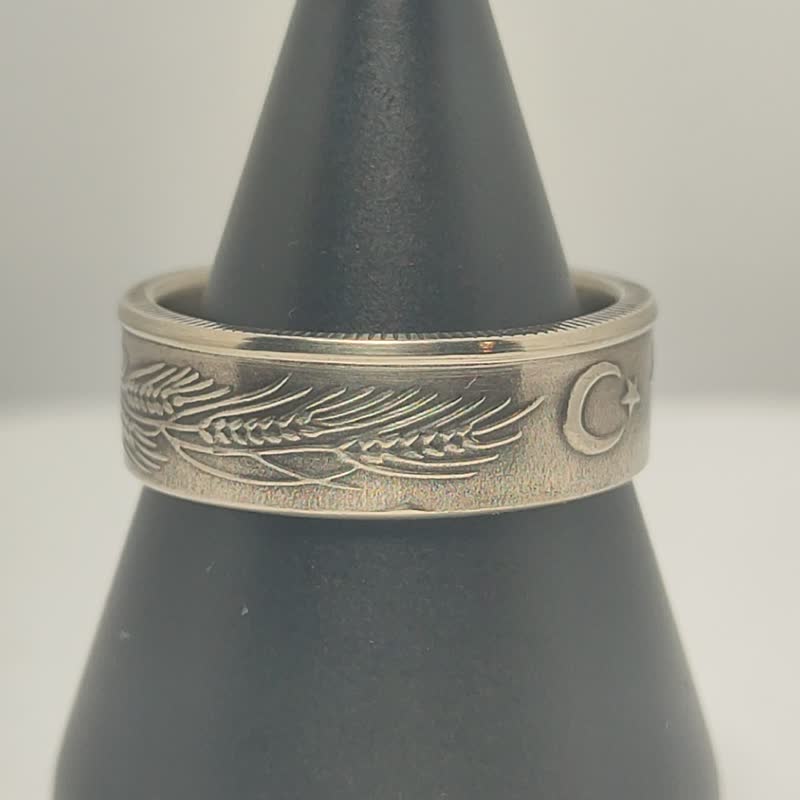 Turkey Coin Ring 50 lire 1984-1987, Women Turkey Ring, Man Coin Ring Turkey - 戒指 - 其他金屬 