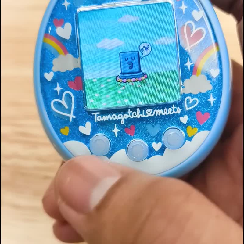 [Tamagotchi] 90% new Linen Meet Fairy Tale Blue Version - แกดเจ็ต - พลาสติก สีน้ำเงิน