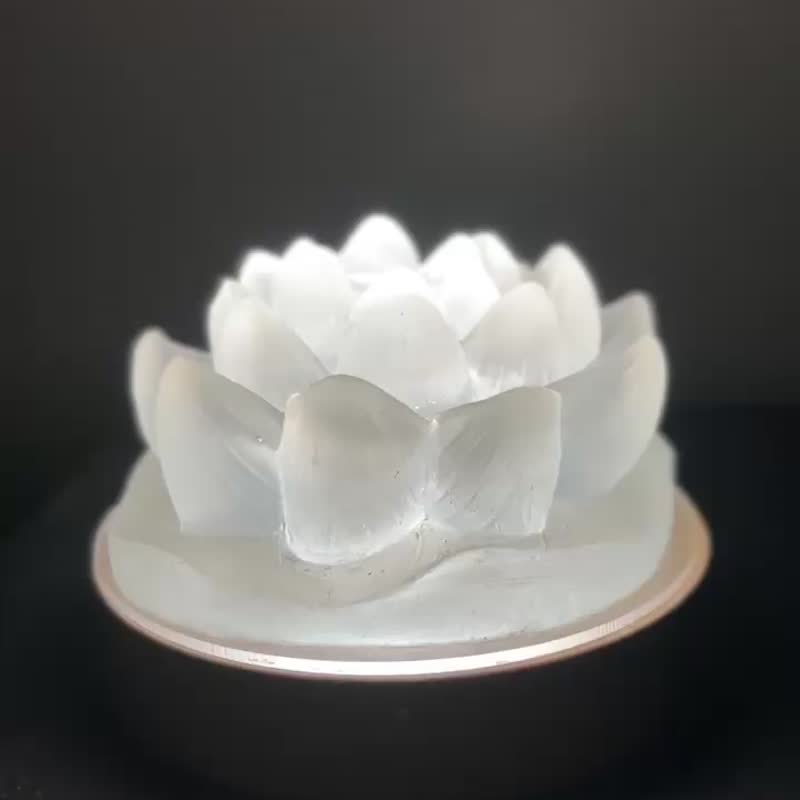 Serenity Lotus Glow Lamp - โคมไฟ - เรซิน 