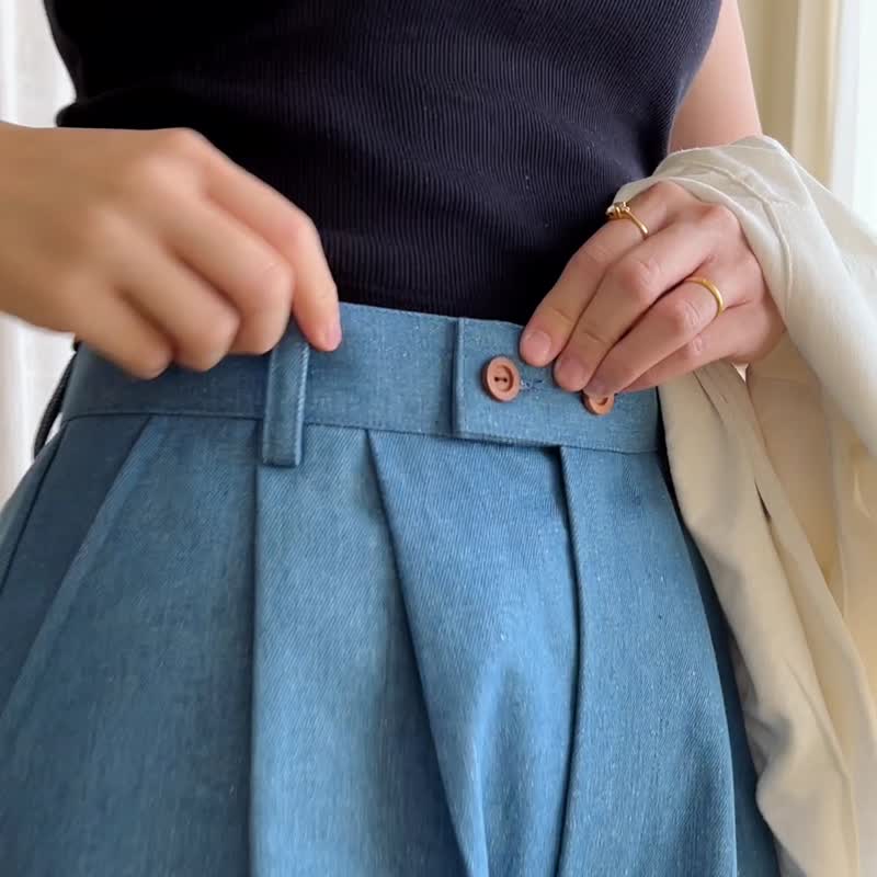 Boy Scout Pants : Blue Sky Jean - Women's Shorts - Other Materials Blue