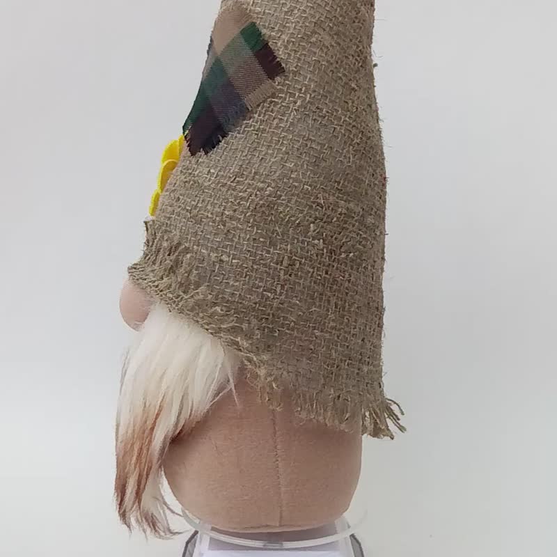 Fall Gnomes Farmhouse Décor, Rustic Scarecrow Gnome, Thanksgiving Gnome Gift - 公仔/玩偶 - 環保材質 卡其色