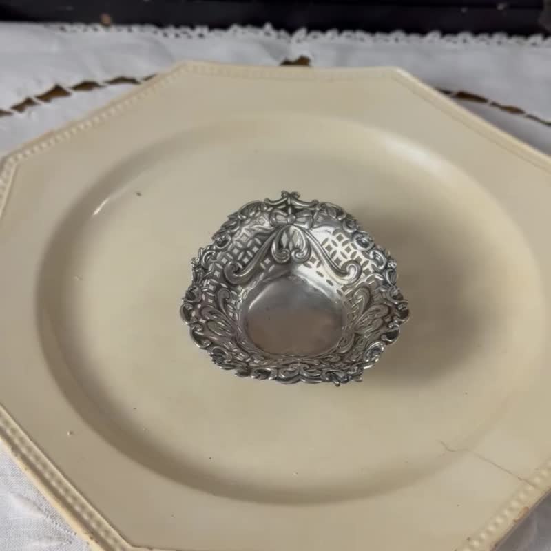 *50958-絕美法國古董小銀盤 - 其他 - 銀 
