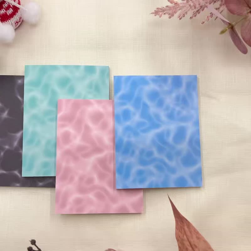 ToPeJournal-Refreshing sea wave memo pad - 便條紙/便利貼 - 紙 