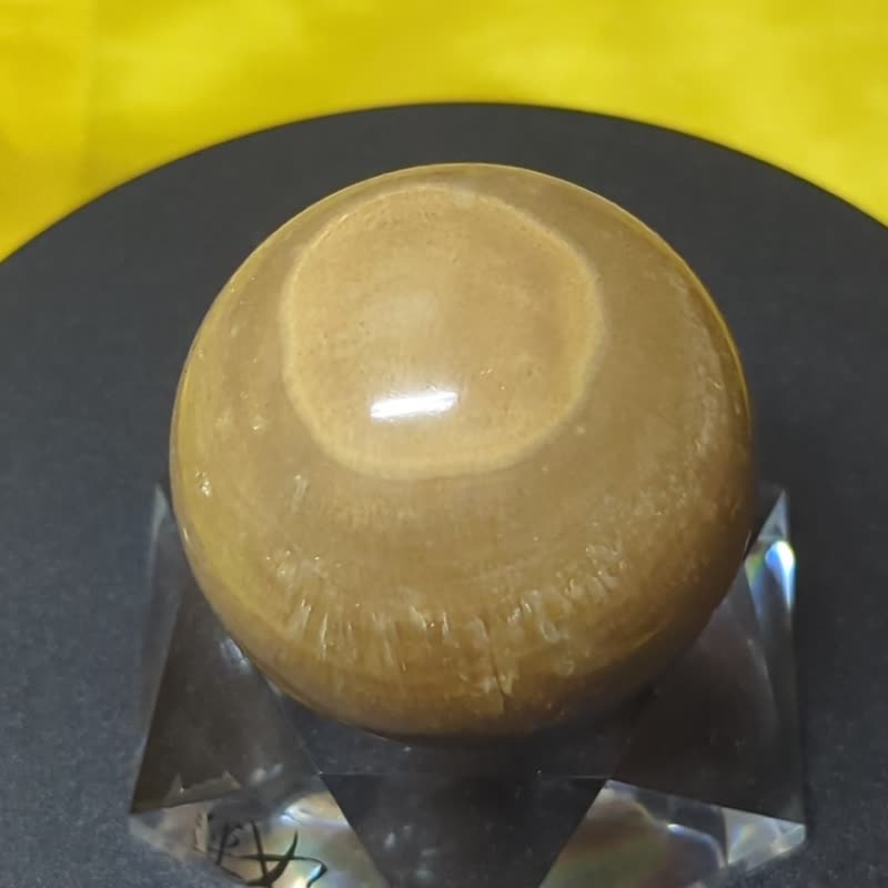 【運好氣】龍宮之花 生機 龍宮舍利球 孕育靈感 (50mm/附底座) - 裝飾/擺設  - 石頭 卡其色