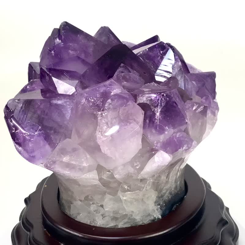 大牙紫晶鑽花 023140 - 擺飾/家飾品 - 水晶 紫色