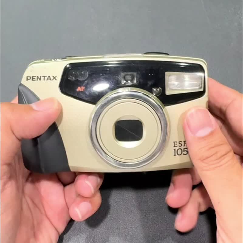 135 film Pentax ESPIO 105G fully automatic film camera 70% new zoom lens - Cameras - Plastic Gold