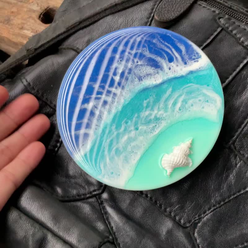 【那片海】療癒擺飾品。 - 擺飾/家飾品 - 樹脂 多色