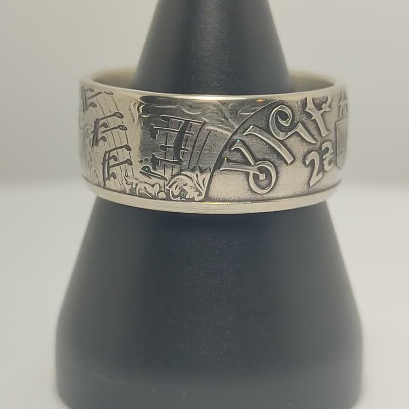 Ukraine Ring For Man, Ring From Ukraine, Man Ukraine Ring, Coin Ring Ukraine - 戒指 - 其他金屬 