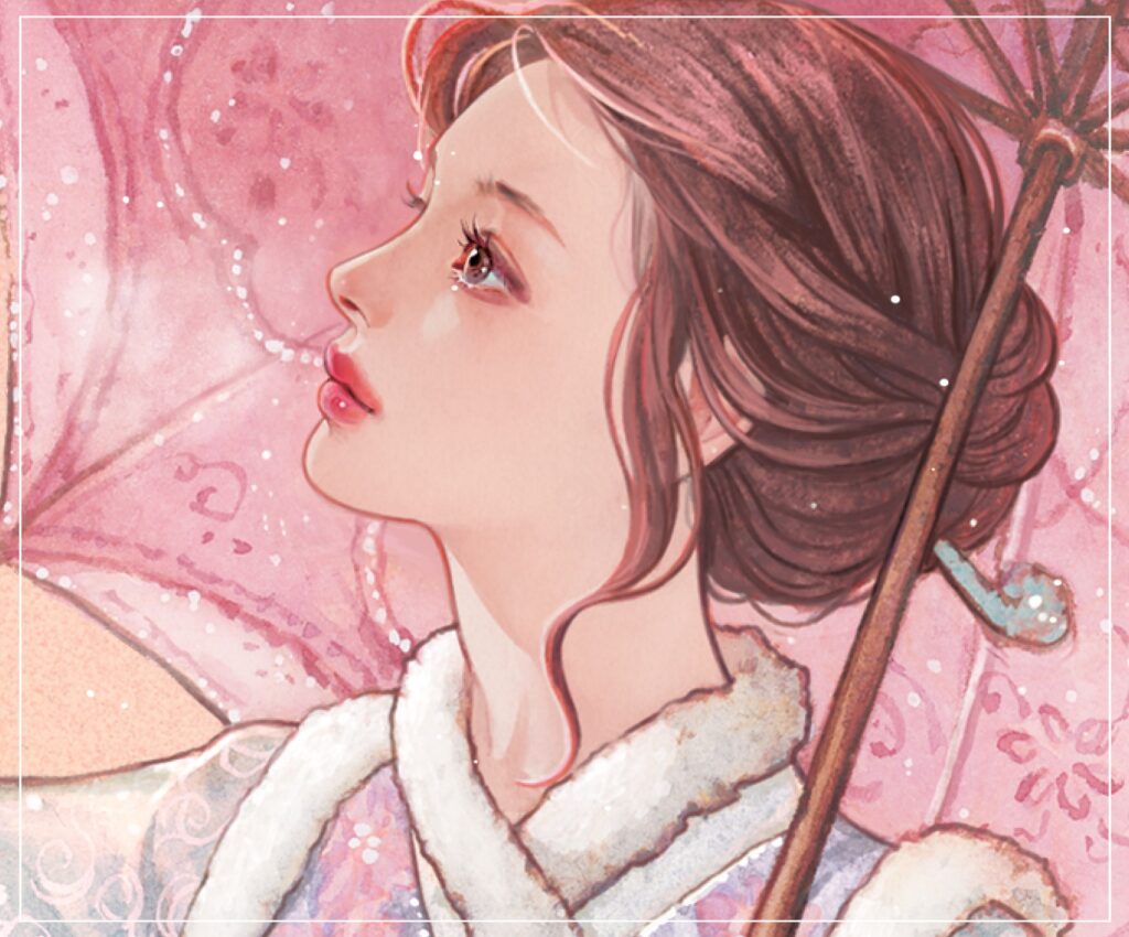 コラージュ素材にぴったり♡韓国テイストのおしゃれな女の子ステッカー