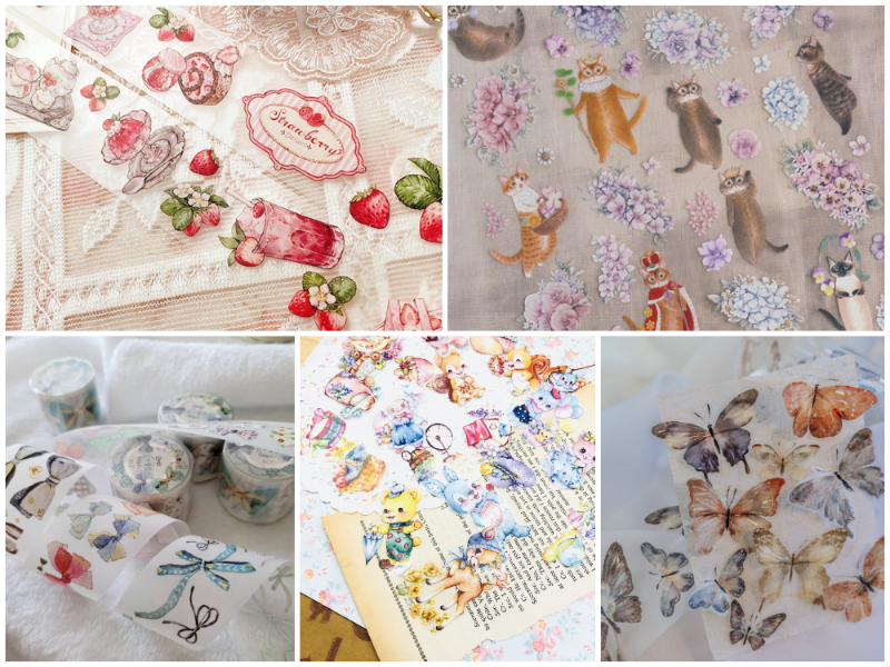 Meow illustrationさん 海外マステ まとめ売り 花 装飾 Meow illustrationさん 海外マステ まとめ売り 花 装飾