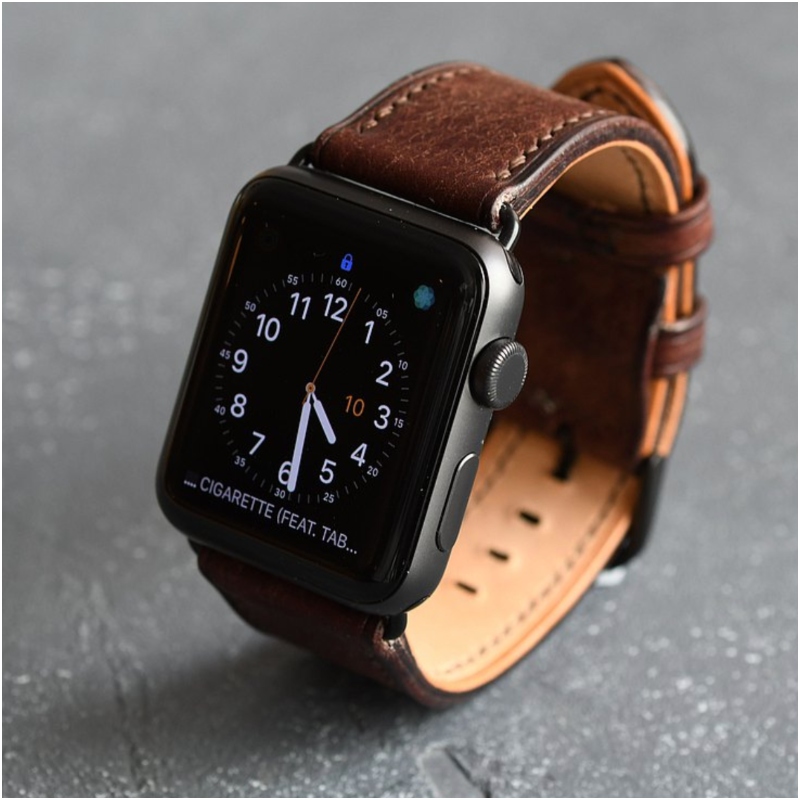 父親節禮物 Apple watch 皮革錶帶