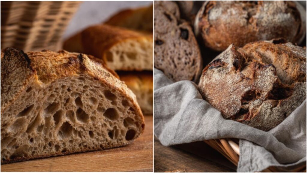 古早味酸種麵包近年大流行，只需使用天然酵母、古老的麥種麵粉、水、鹽即可製作出最純粹的「裸」感風味。