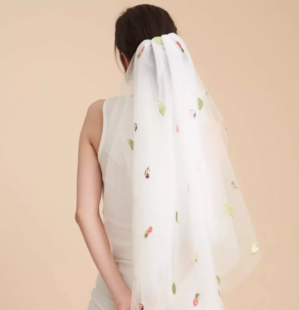 Summer Fruity Wedding veil （按上圖訂購）