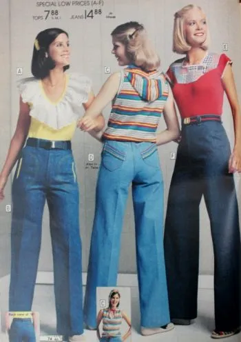 70 年代女裝牛仔褲廣告
